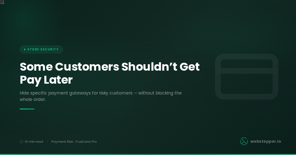 How to Hide Payment Gateways for High-Risk WooCommerce Customers