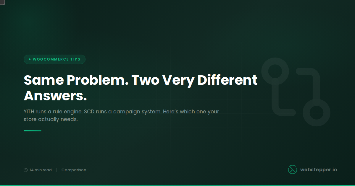YITH WooCommerce Dynamic Pricing & Discounts vs. Smart Cycle Discounts: An Honest Comparison