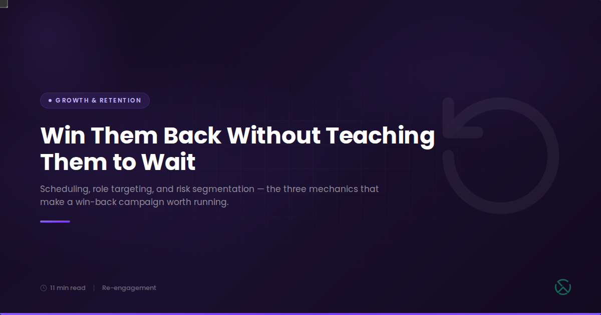 How to Use WooCommerce Discount Campaigns to Win Back Lapsed Customers (Without Training Them to Wait)