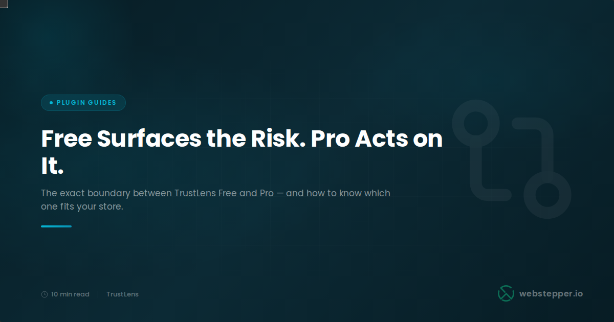 TrustLens Free vs Pro: What Auto-Blocks, What Doesn't, and When to Upgrade