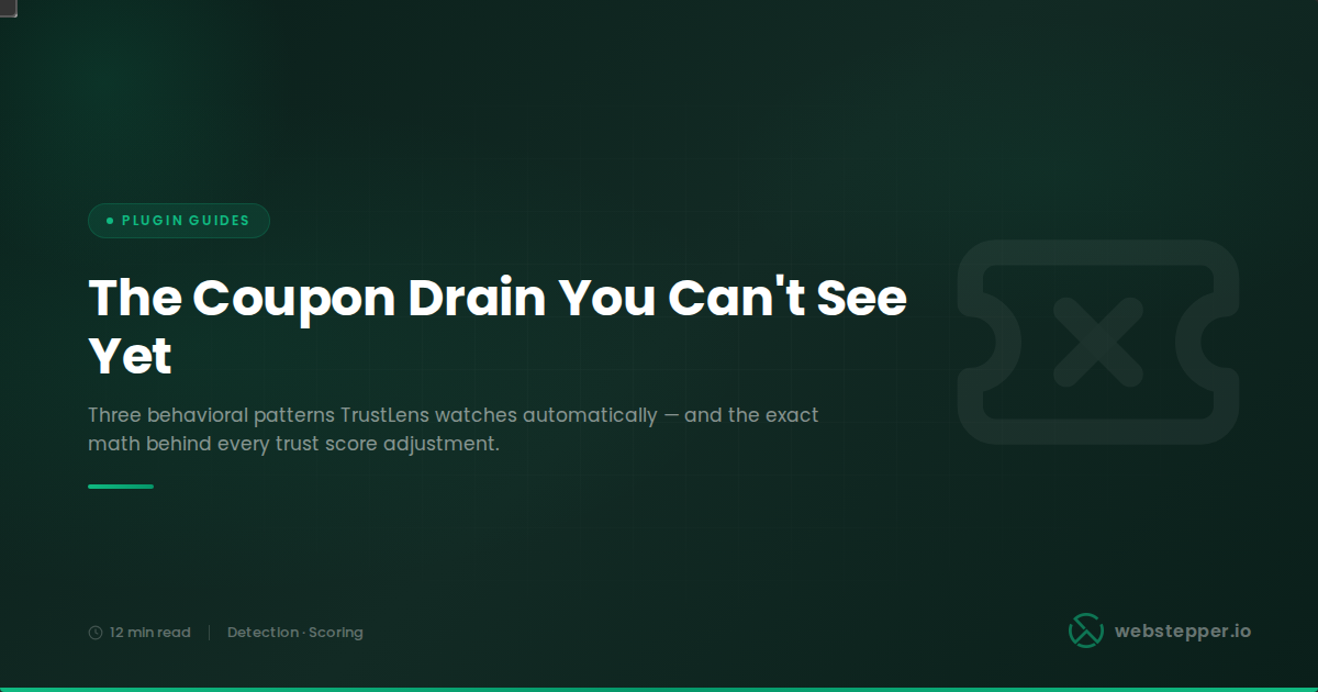 How TrustLens Detects WooCommerce Coupon Abuse Before It Costs You