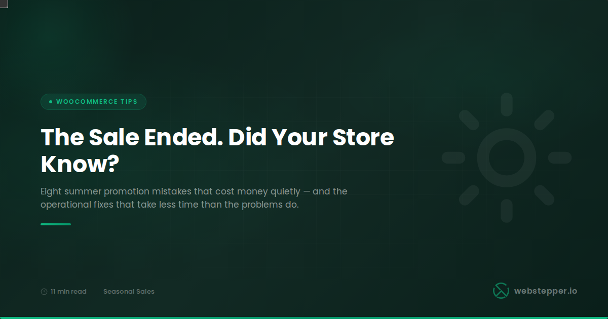 WooCommerce Summer Sale Mistakes (and How to Avoid Them)