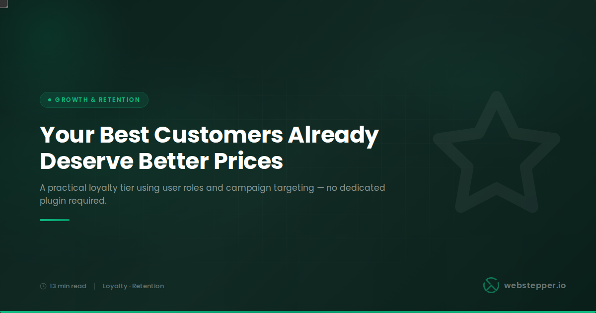 How to Build a WooCommerce Loyalty Program Without a Dedicated Plugin