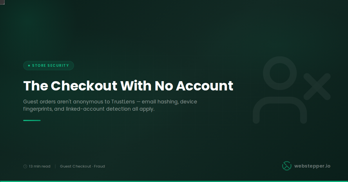 How TrustLens Handles WooCommerce Guest Checkout (And Why Fraud Doesn't Disappear When There's No Account)