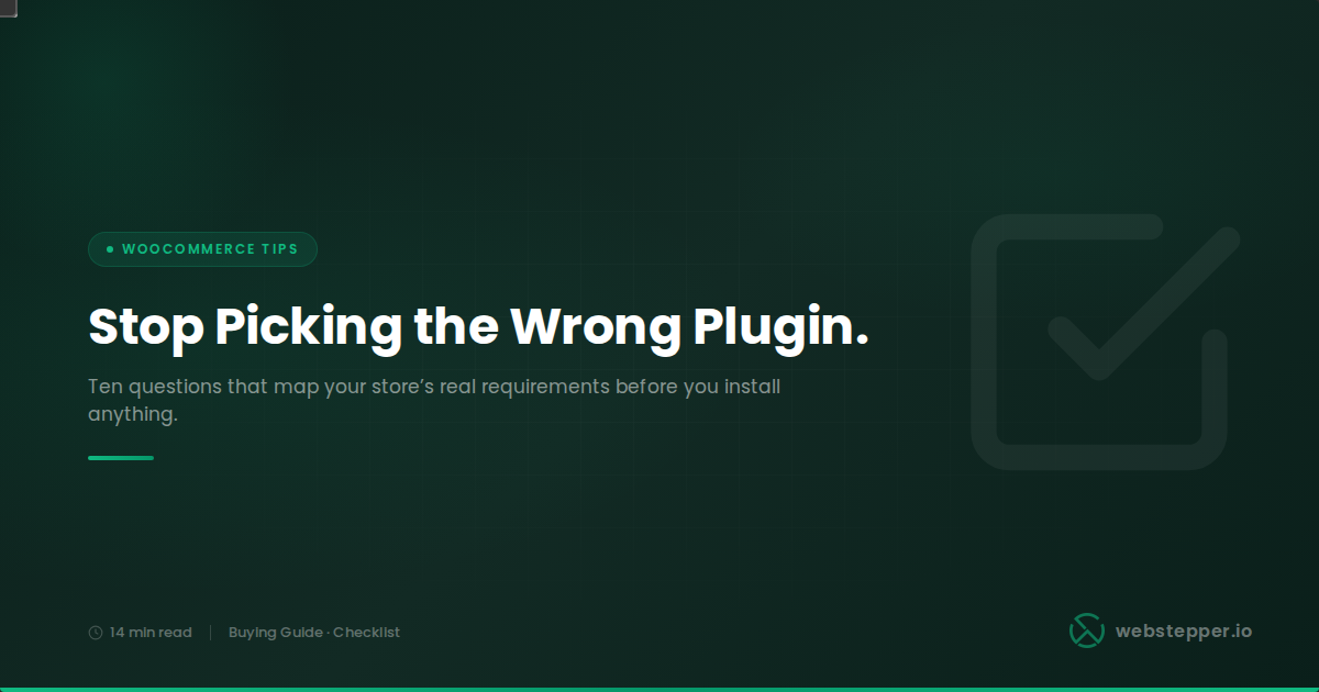 The WooCommerce Discount Plugin Checklist: What Your Store Actually Needs Before You Buy