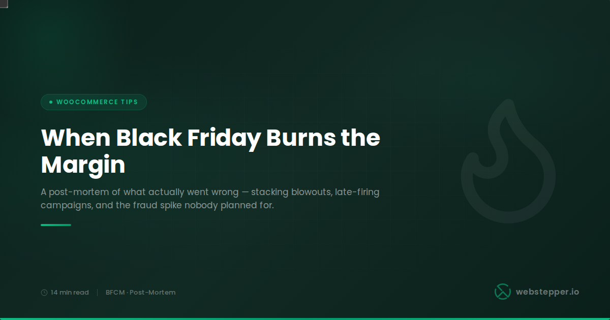 WooCommerce Black Friday Mistakes That Cost Sales (And How to Avoid Them Next Year)