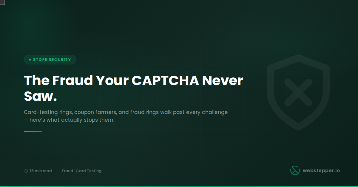 How to Stop Fake Orders in WooCommerce: What CAPTCHA Misses and Behavioral Detection Catches