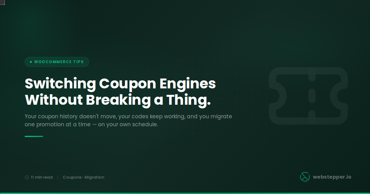 How to Move From Native WooCommerce Coupons to Smart Cycle Discounts Without Losing Your Promotion History