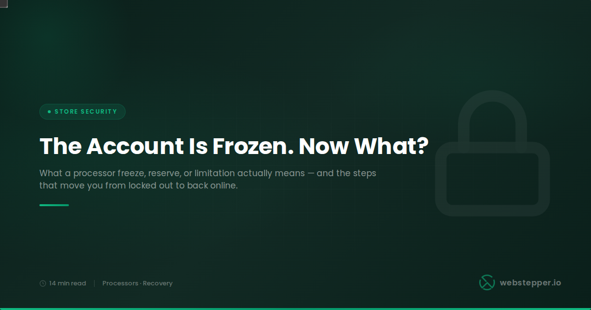 Stripe Froze Your WooCommerce Account? Here's How to Recover