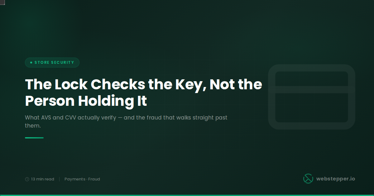 AVS and CVV Checks in WooCommerce: What They Catch and What Slips Through