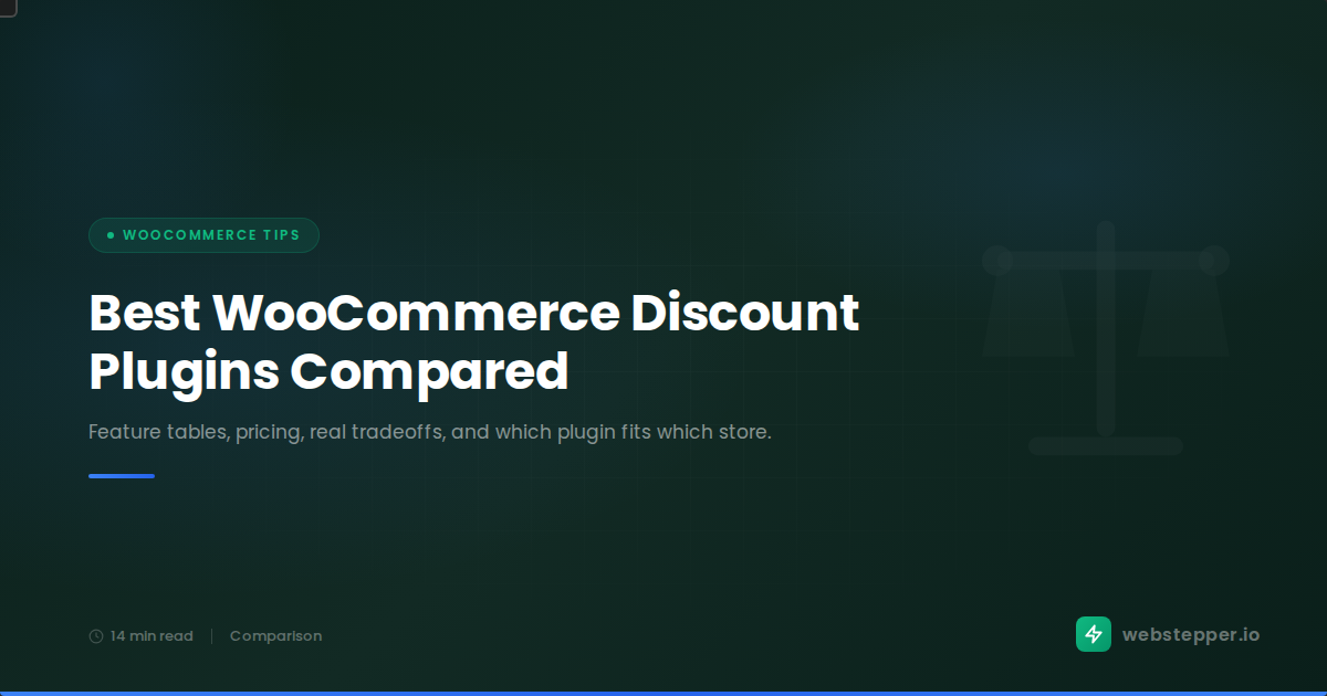 Best WooCommerce Discount Plugins Compared (2026 Honest Review)