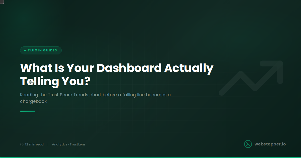 How to Read WooCommerce Trust Score Trends in TrustLens