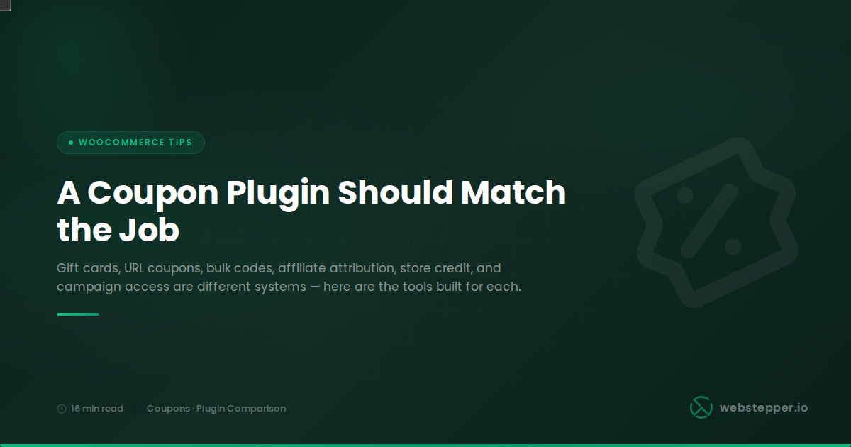 7 Best WooCommerce Coupon Plugins in 2026: Compared by Coupon Workflow