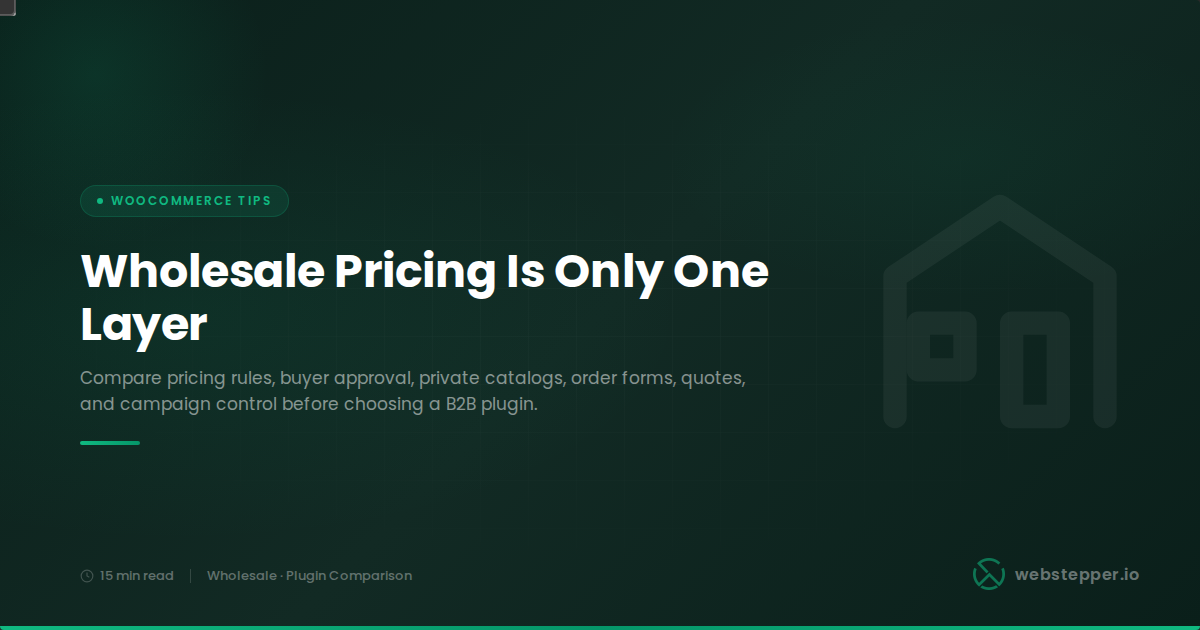 7 Best WooCommerce Wholesale Pricing Plugins in 2026: B2B Tools Compared