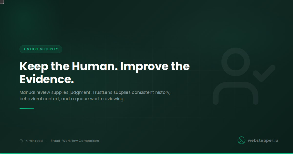 TrustLens vs Manual WooCommerce Order Review: What Should Humans Still Decide?