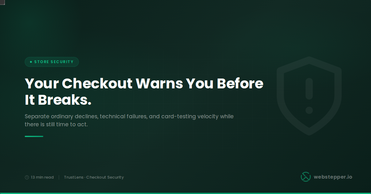 WooCommerce Checkout Monitoring: Detect Card Testing, Failed-Order Spikes, and Fraud