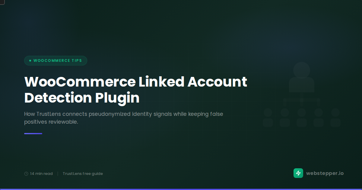 WooCommerce Linked Account Detection Plugin: TrustLens Guide