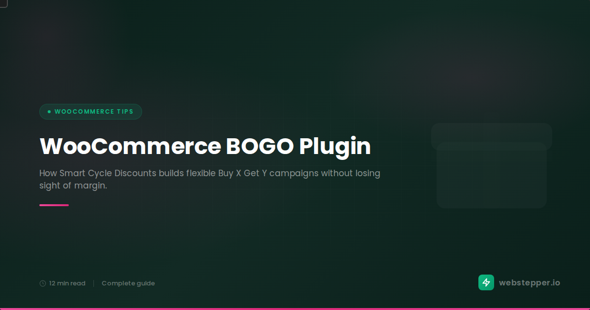 WooCommerce BOGO Plugin: Smart Cycle Discounts Guide