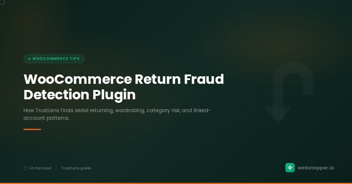 WooCommerce Return Fraud Detection Plugin: TrustLens Guide